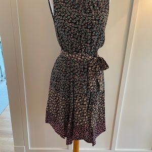 NWOT REBECCA TAYLOR Louisa Floral Print Silk Dress Sleeveless XS Multi